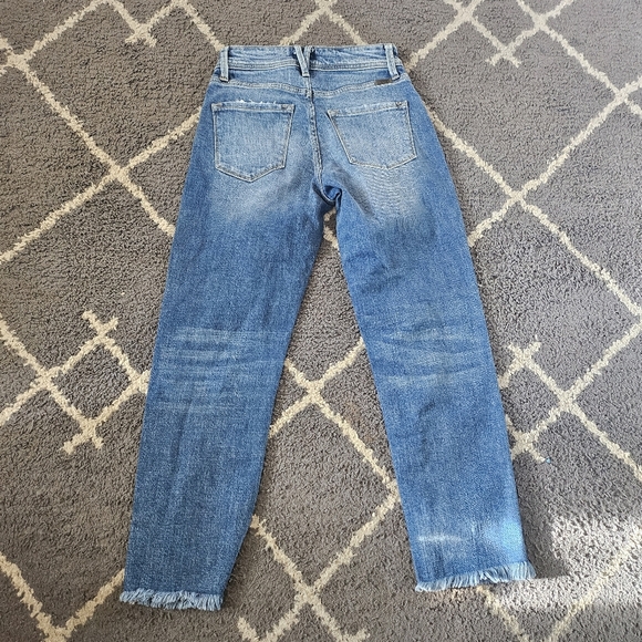 Kancan Alex High Rise Crop Straight Frayed Size 24 - Picture 6 of 8